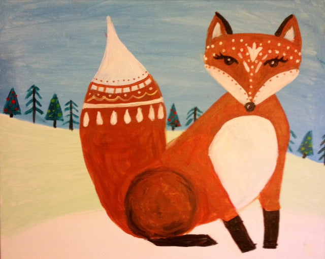 Winter Fox Art kit for Girls and Boys – Teresa's Spot for All Things Art