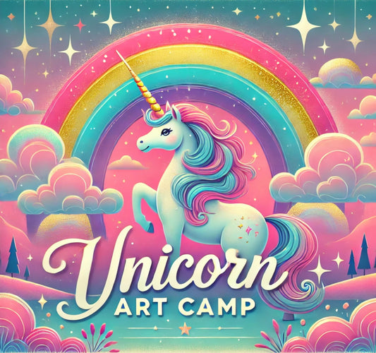 Unicorns & Glitter Art Class! No School!