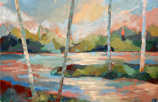 3-Hour Palette Knife Landscape Workshop -Customizable Painting!