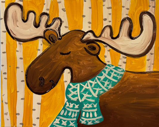 Winter Moose